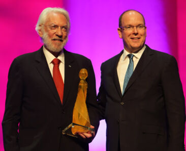 Donald Sutherland et S.A.S. Prince Albert II.