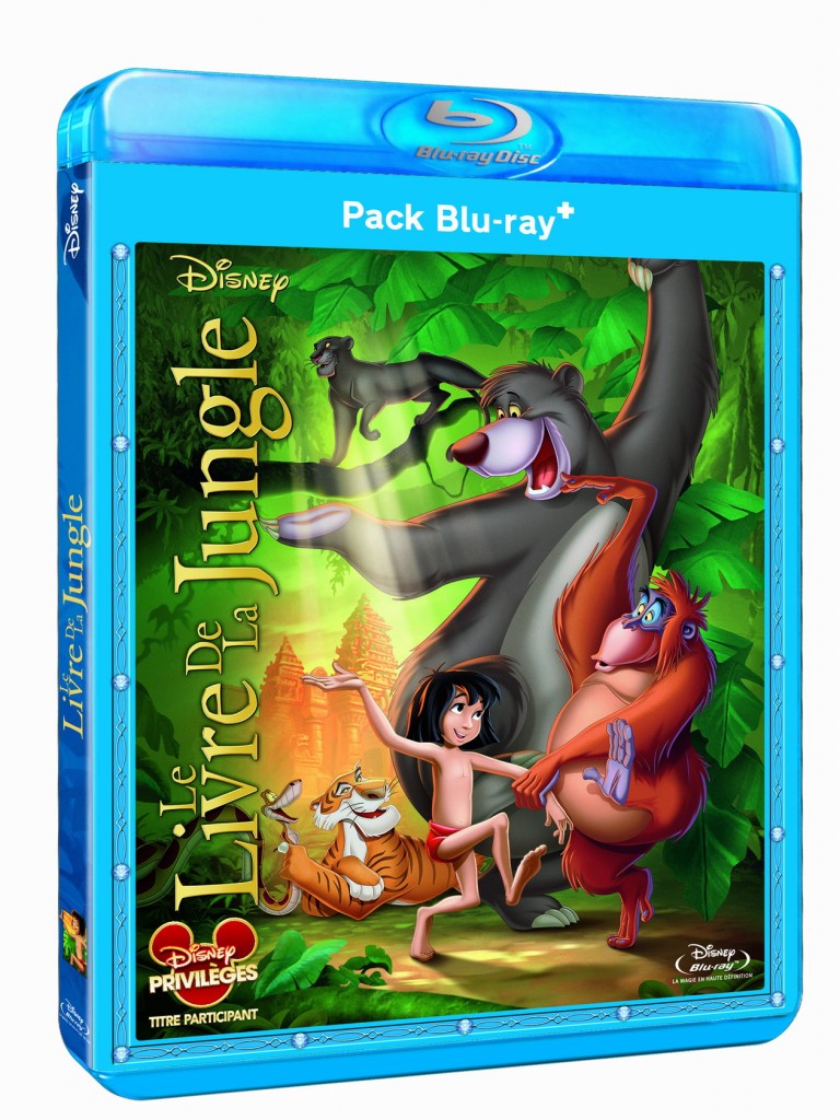 Le livre de la jungle en Blu-Ray