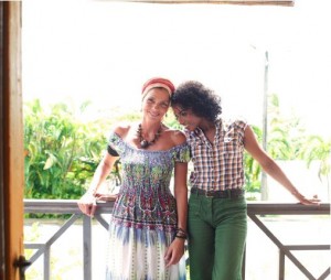 Elizabeth Bourgine et Sara Martins. Crédit photo : Amelia TROUBRIDGE / BBC/ Red Planet Pictures