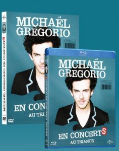 Michaël Gregorio en Blu-ray et en DVD.