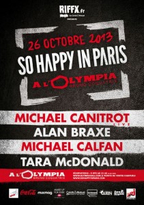 "So happy in Paris" à l'Olympia.