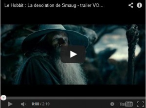 La nouvelle bande annonce de "Hobbit : La désolation de Smaug" Cliquez sur l'image.