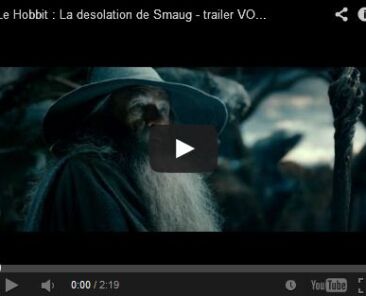 La nouvelle bande annonce de "Hobbit : La désolation de Smaug" Cliquez sur l'image.