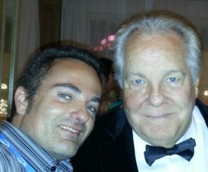 Laurent Amar et Massimo Gargia lors du festival de Cannes 2013.