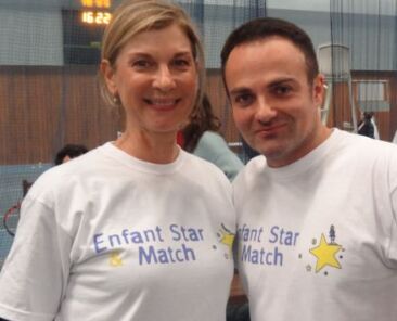 Michèle Laroque et Laurent Amar