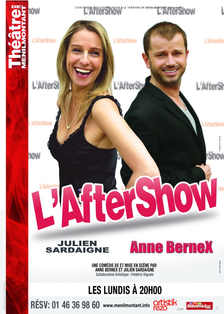 Anne Bernex et son complice Julien Sardaigne dans L'AfterShow