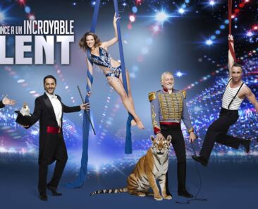 De gauche à droite : Alex Goude, Olivier Sitruk, Lorie Pester, Gilbert Rozon, Giuliano Peparini et Louise Ekland
Crédit photo : ©PASCALITO/M6