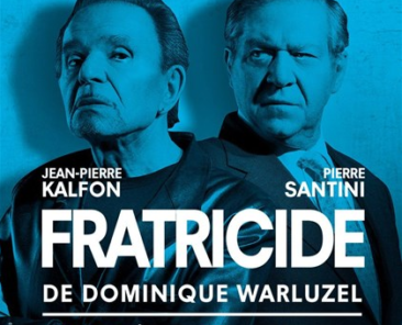 Jean-Pierre Kalfon et Pierre Santini dans "Fratricide", au Théâtre de Poche à Paris.