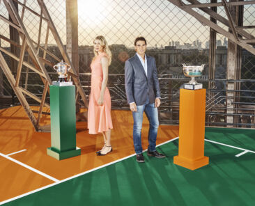 Maria Sharapova et Rafael Nadal.