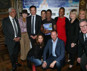 Babette de Rozière, toujours aussi bien entourée.