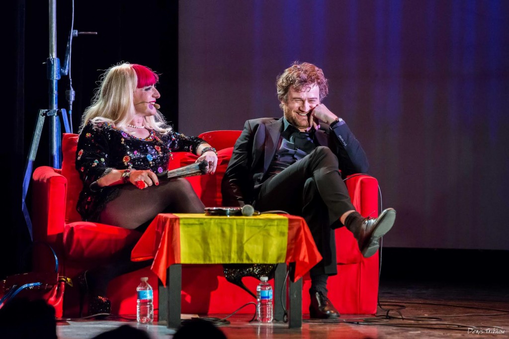 Carolina et Olivier De Benoist, au Théâtre Trévisse, le 20 Janvier 2016.