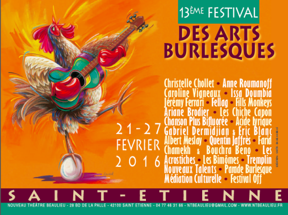 Le 13e Festival des Arts Burlesques de Saint-Étienne