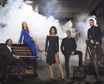 André Manoukian, Elodie Frégé, Laurie Cholewa, JoeyStarr et Sinclair