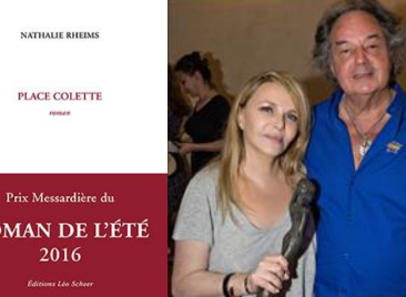 La lauréate 2016, Nathalie Rheims, et le président du jury Jean-Marie Rouart de l’Académie française.