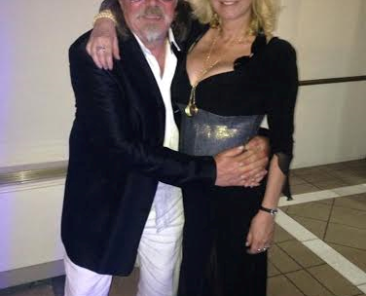 Valentin de Vescey et l'actrice Fiona Gélin