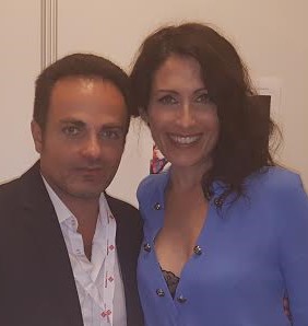 Laurent Amar et Lisa Edelstein au Forum Grimaldi