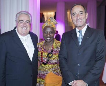 Jean-Michel Aubrun, Angélique Kidjo et Hervé Michel-Dansac