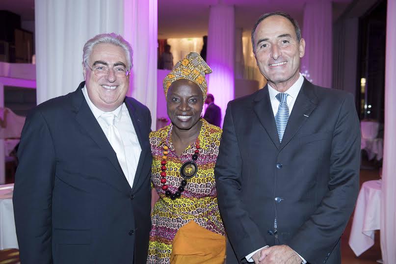 Jean-Michel Aubrun, Angélique Kidjo et Hervé Michel-Dansac