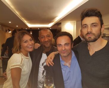 Shirley Bousquet, Edouard Montoute, Laurent Amar et Cyril Ferment