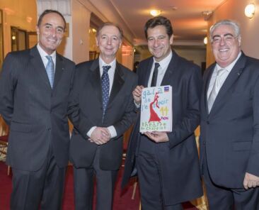 Hervé-Michel Dansac, Philippe Chevalier, Laurent Gerra et Jean-Michel Aubrun