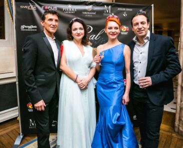 Anastasia en compagnie de Philippe Candeloro et Marina Anissina,