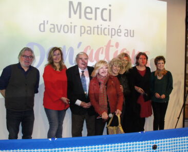 Le président Julien Lauprêtre et les stars présentent le 24 mars