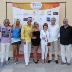 Gérard Sommelier en compagnie de Myriam Abel, Jean-Pierre Savelli, et Monsieur le Maire de Sainte-Maxime