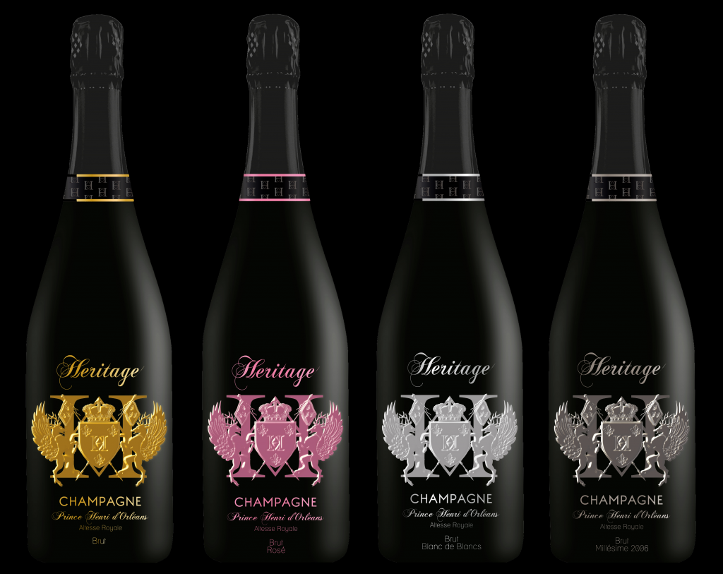 La gamme complète du champagne "Héritage"