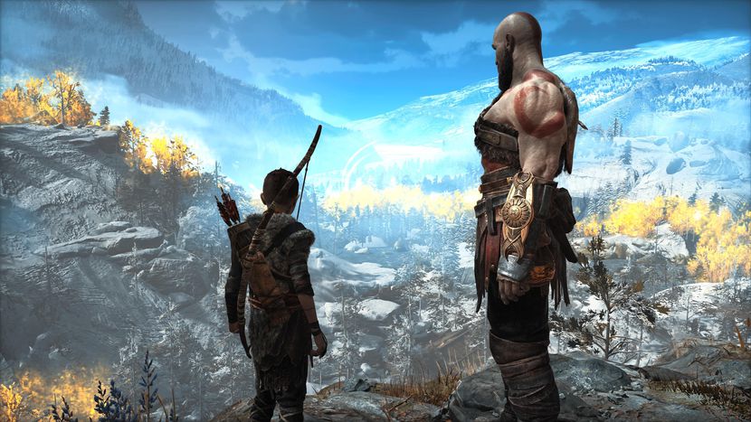 Kratos et son jeune fils Atreus
