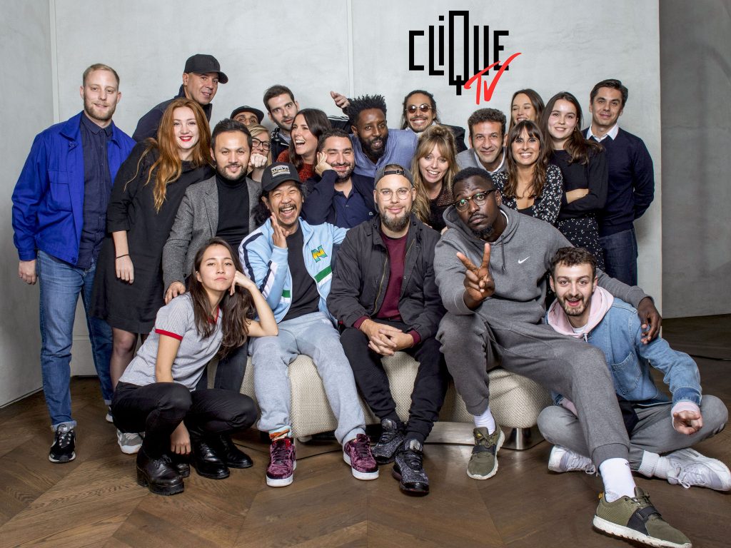 Mouloud Achour et son équipe de Clique Tv