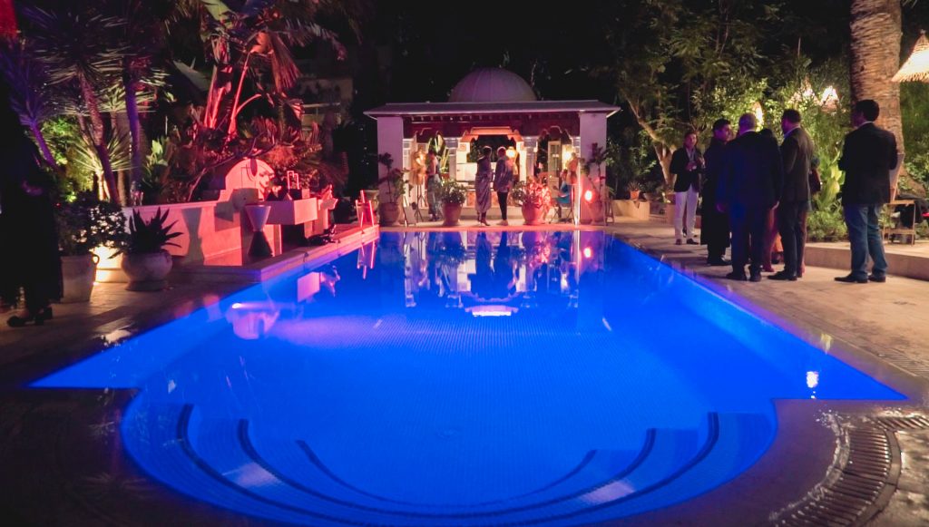 La piscine du magnifique Palais Lella Chedlya
