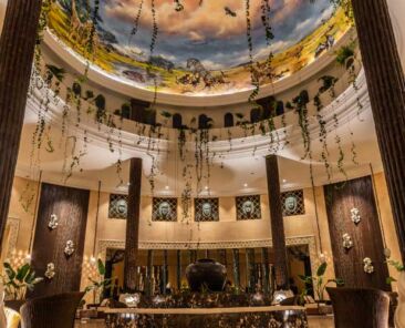 Le hall d'entrée de l'Africa Jade Thalasso