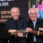 De gauche à droite : Aïssa Maïga, Jean-Pierre et Luc
Dardenne et Jimmy Jean-Louis